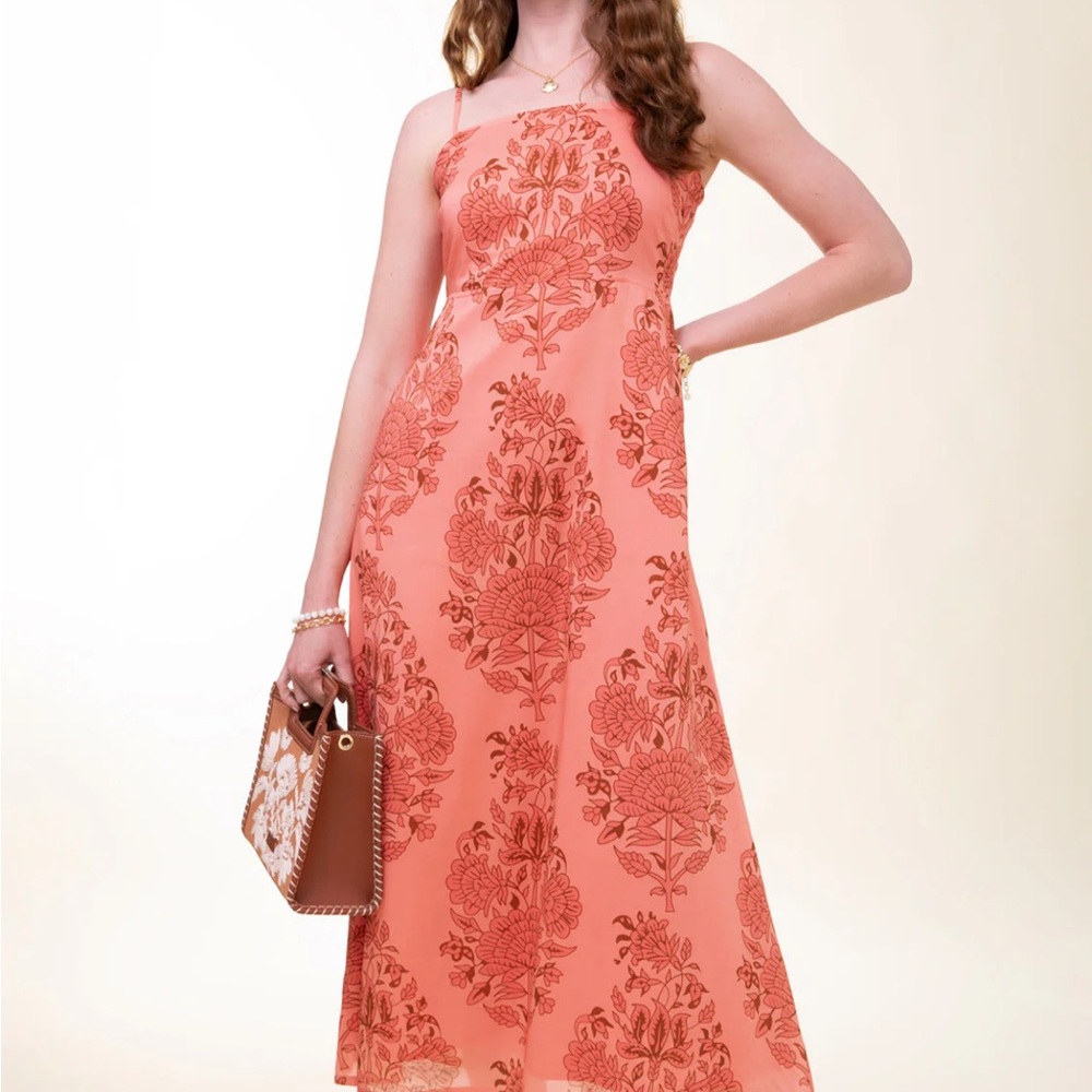 Spartina 449 Coral Textured Fabric